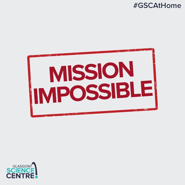 An illustrated graphic has the word's "Mission Impossible" stamped across a white background