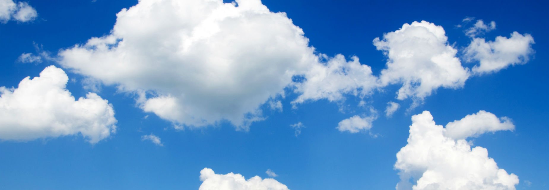 Picture of blue sky with clouds