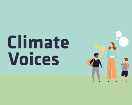 Climate voices and people talking