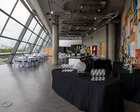 The Hive event space at Glasgow Science Centre