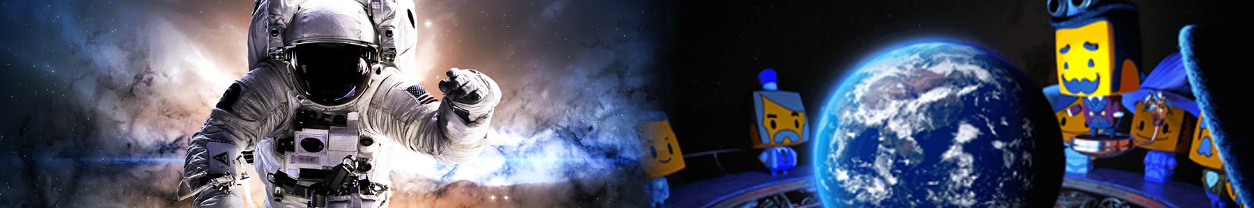 Screens from our Space Explorers and Great Solar System Adventure shows