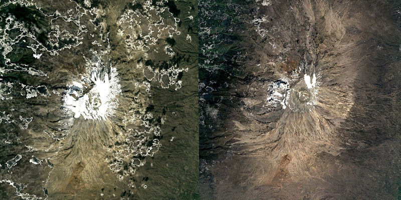 Mt Kilimanjaro Before and  After