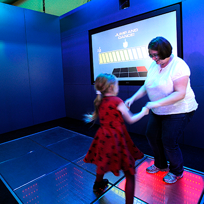 The energy dance floor in Powering the Future