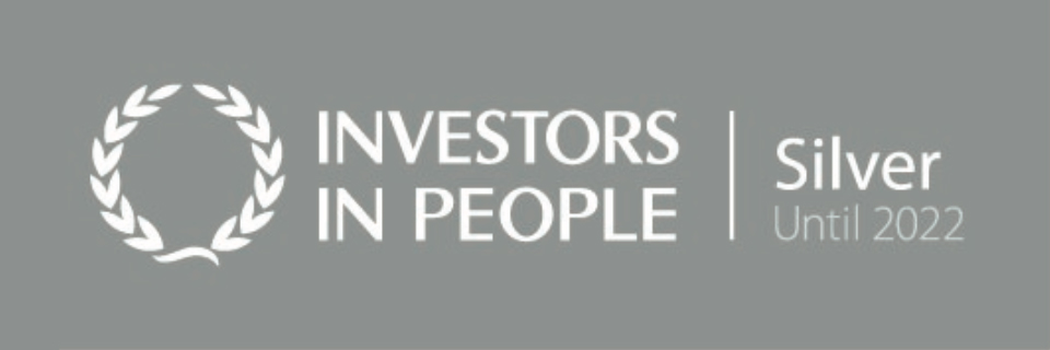 Investors in People award - silver until 2022