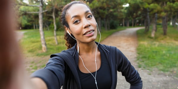 Person on a walk