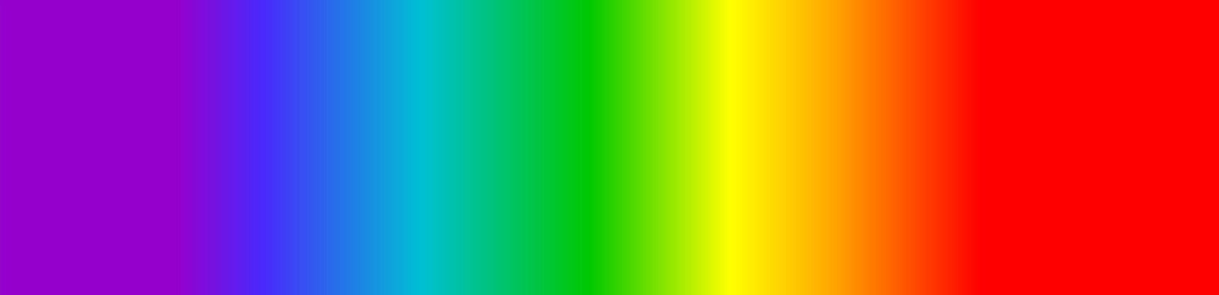 Graphic: Spectrum of colours on the thermal image with the hottest objects appearing white and the coolest objects appearing black.