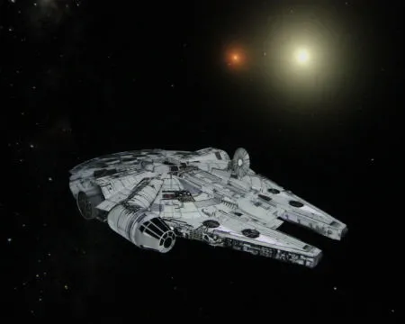 Millennium Falcon from planetarium show