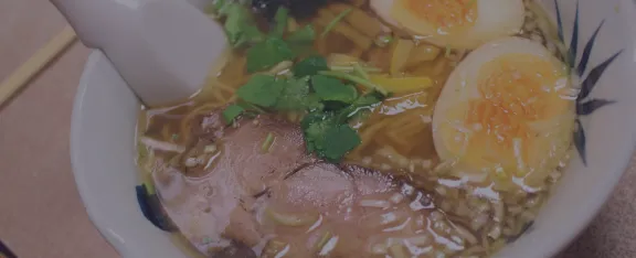 Banner image showing ramen noodles