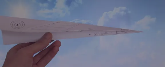 A paper plane