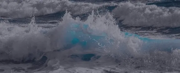 Banner image showing waves in the sea