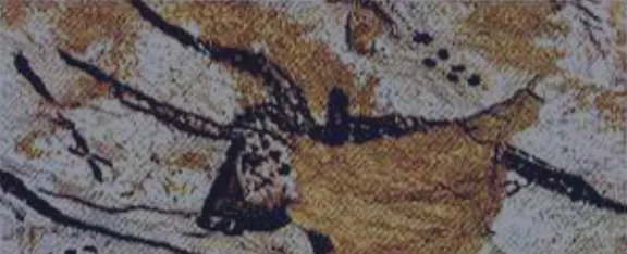 A cave painting of Taurus the bull