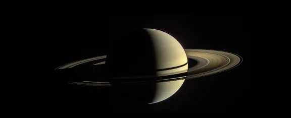 The planet Saturn