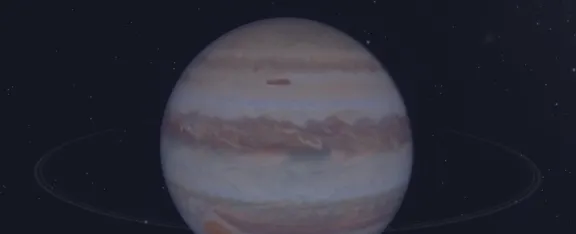 The planet Jupiter