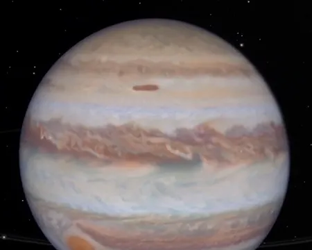 The planet Jupiter