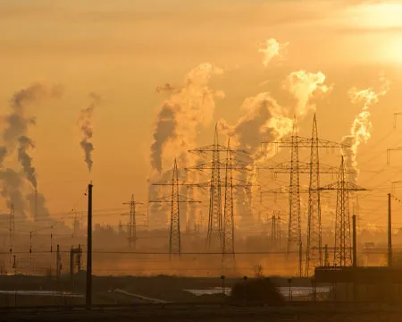 Electric Towers during Golden Hour