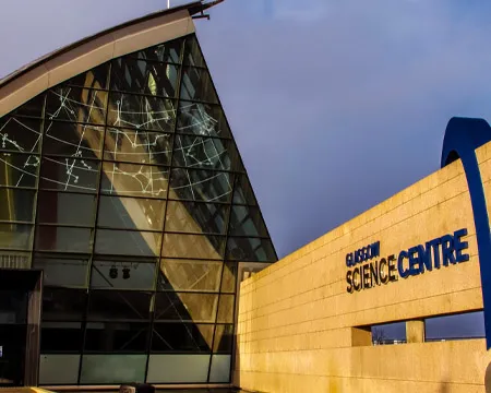 Entrance to Glasgow Science Centre