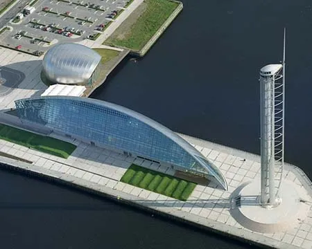 Glasgow Science Centre, Glasgow Tower and IMAX cinema. Image credit: Guthrie