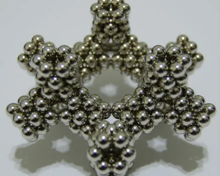 Magnets in a star shape