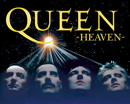 Queen Heaven logo artwork featuring the band