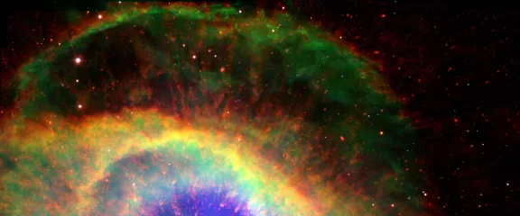 Light spectrum from space