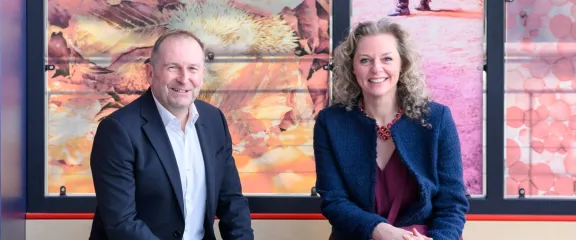 Dr Stephen Breslin and Caroline Bysh