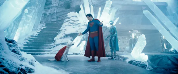 superman and his dog 