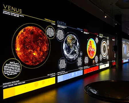 Planet wall in the Space Zone