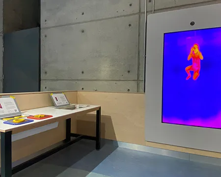 The thermal imaging camera exhibit