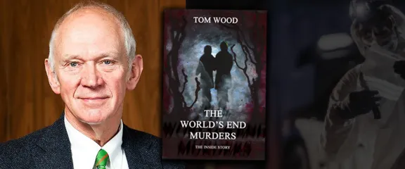 Tom Wood and book. 