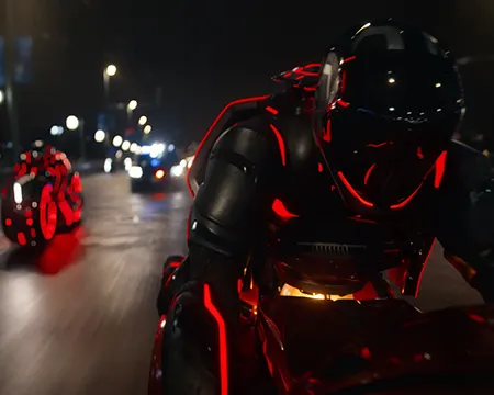 Tron: Ares - riders on light bikes