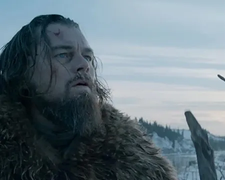 Leonardo DiCaprio in The Revenant