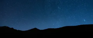 Summer sky at night. 