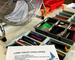 Some of the kit to make Lego® Land Yachts
