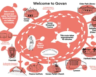 A map of Govan