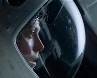 Ripley in space helmet