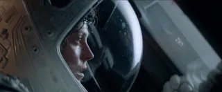 Ripley in space helmet