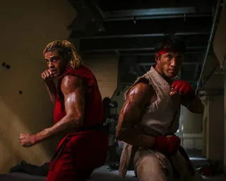 Ken and Ryu in Street Fighter
