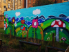 the art wall at govan wee forest